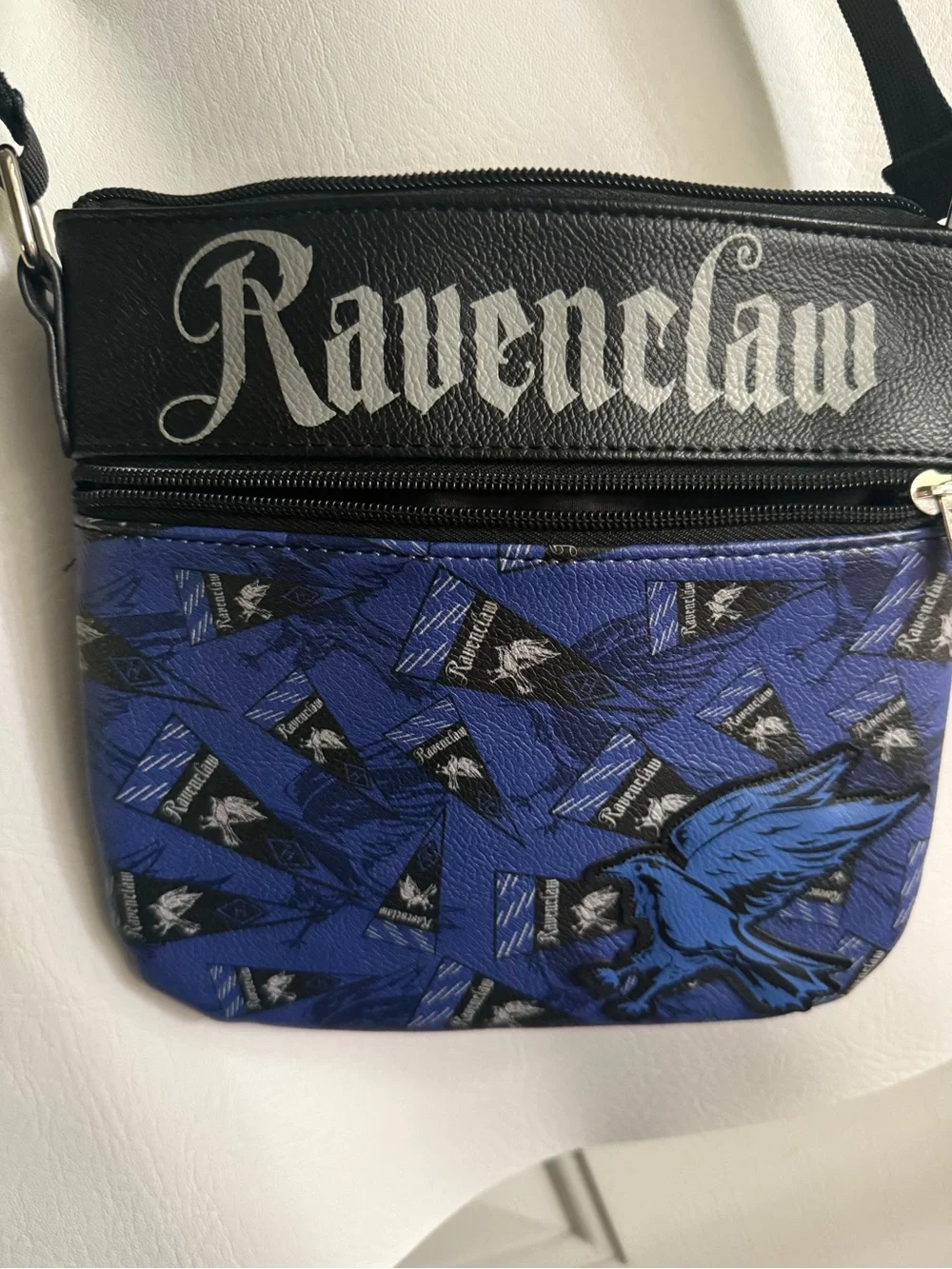 Crossbody Bag - Blue and Black